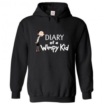 Diary Of a Wimpy Kid Classic Unisex Kids and Adults Pullover Hoodie For Fiction Book Series Lovers								 									 									